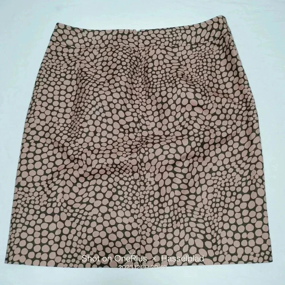 Ann Taylor LOFT Size 12P Animal Print Spot Pattern Lined  NWT